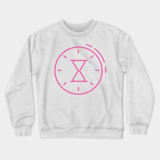 Hourglass Clock Crewneck Sweatshirt